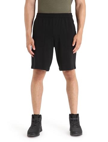 Pánské Šortky Icebreaker Merino Shifter Černé | CZ 1839HAPK